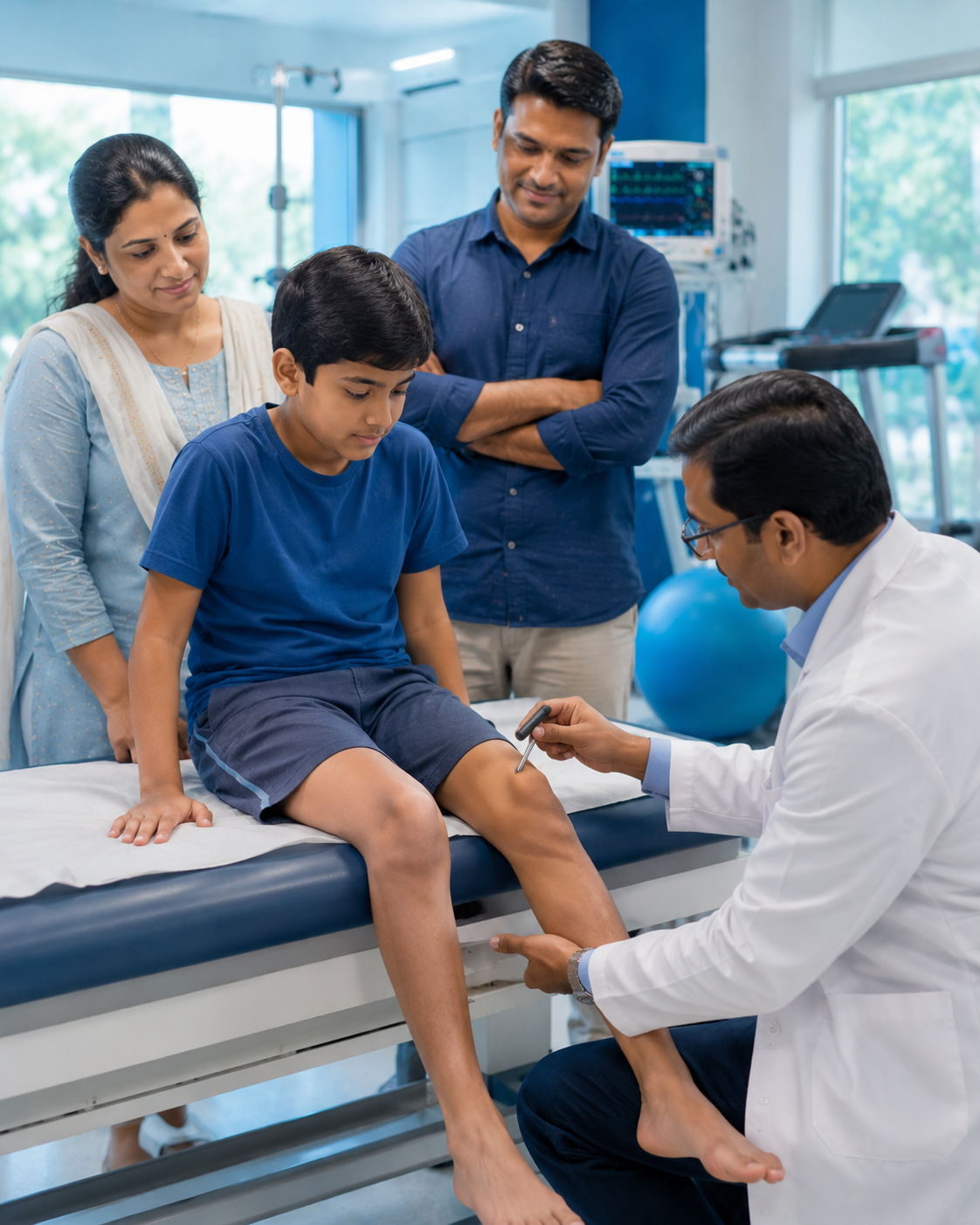 Pediatric neuromuscular evaluation and nerve-and-muscle care at New Amrutha Hospital