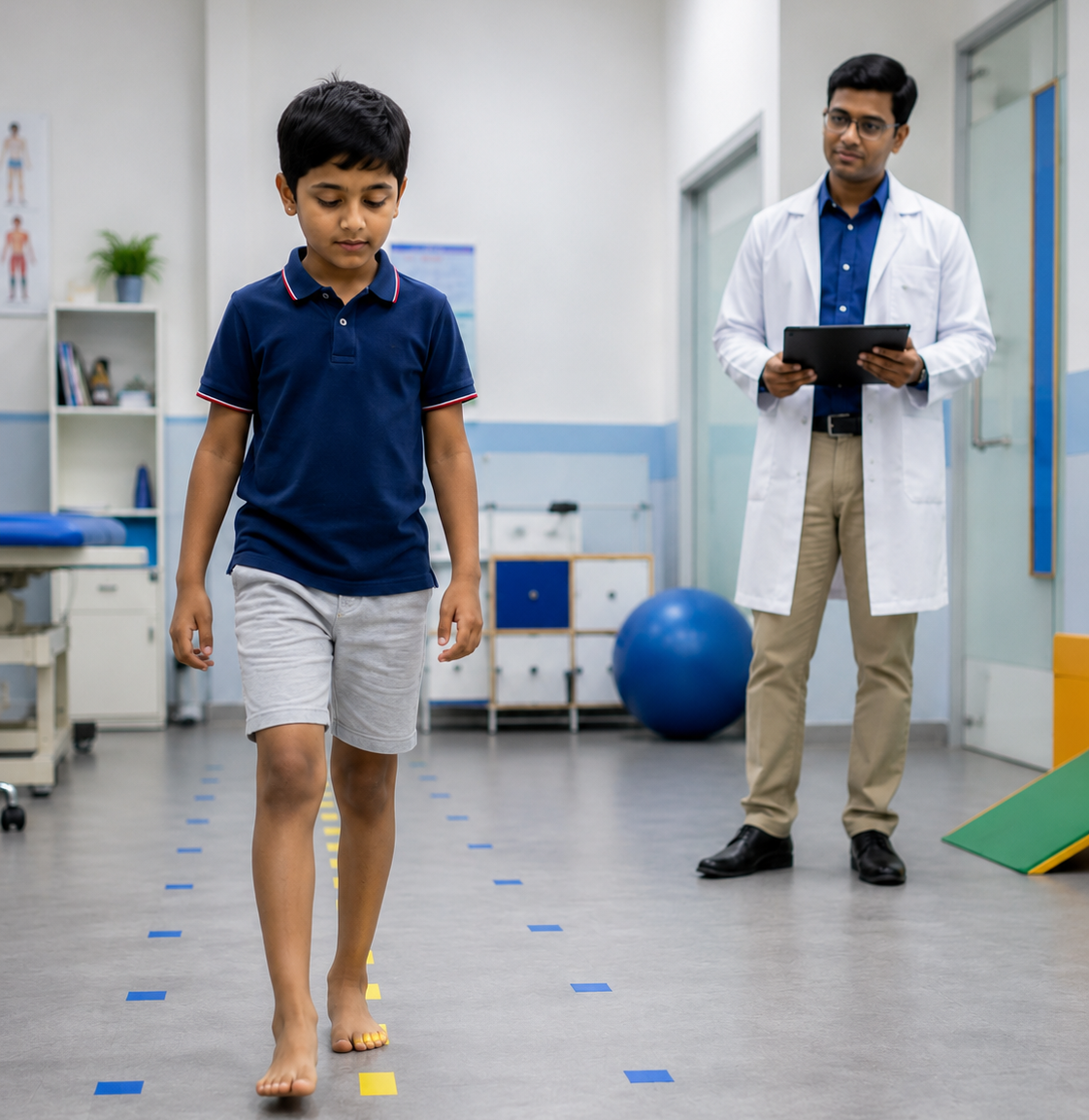 Developmental assessment consultation for a child at New Amrutha Hospital
