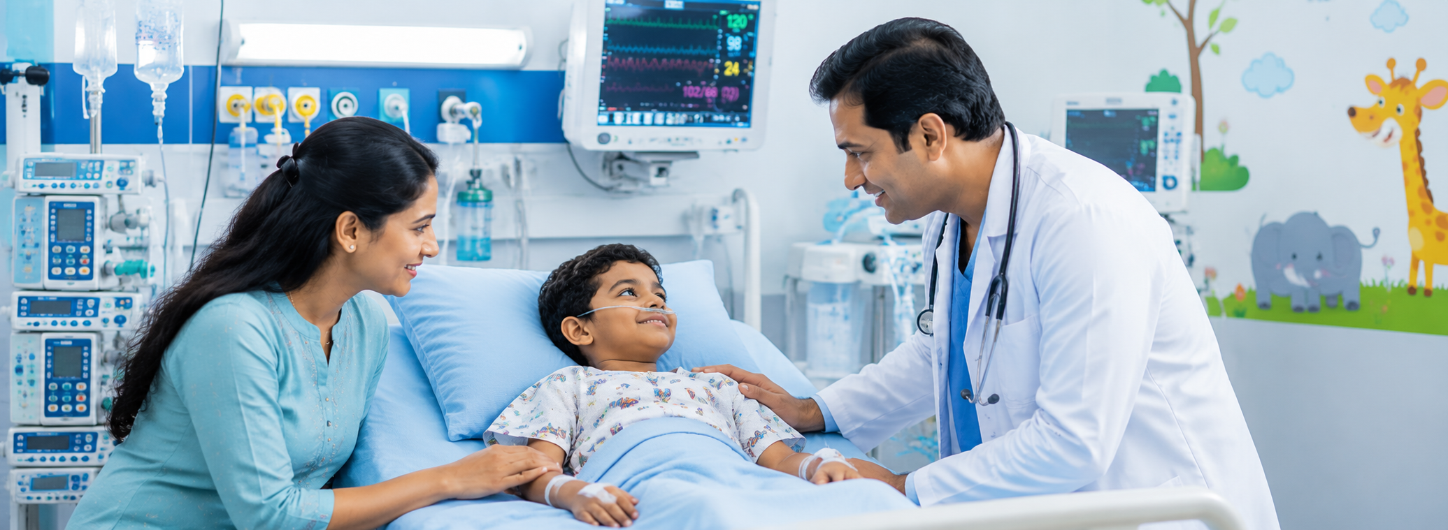 Critical Care Services (ICU) at New Amrutha Hospital