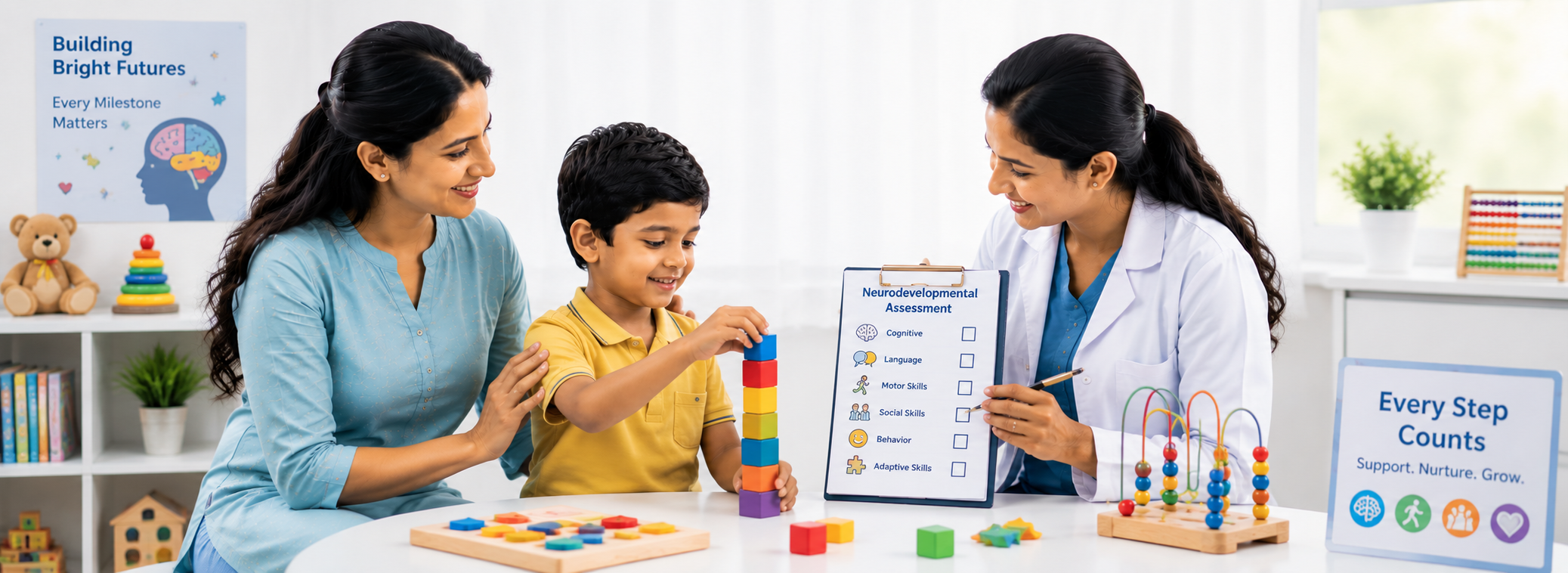 Neurodevelopmental Assessment for children at New Amrutha Hospital