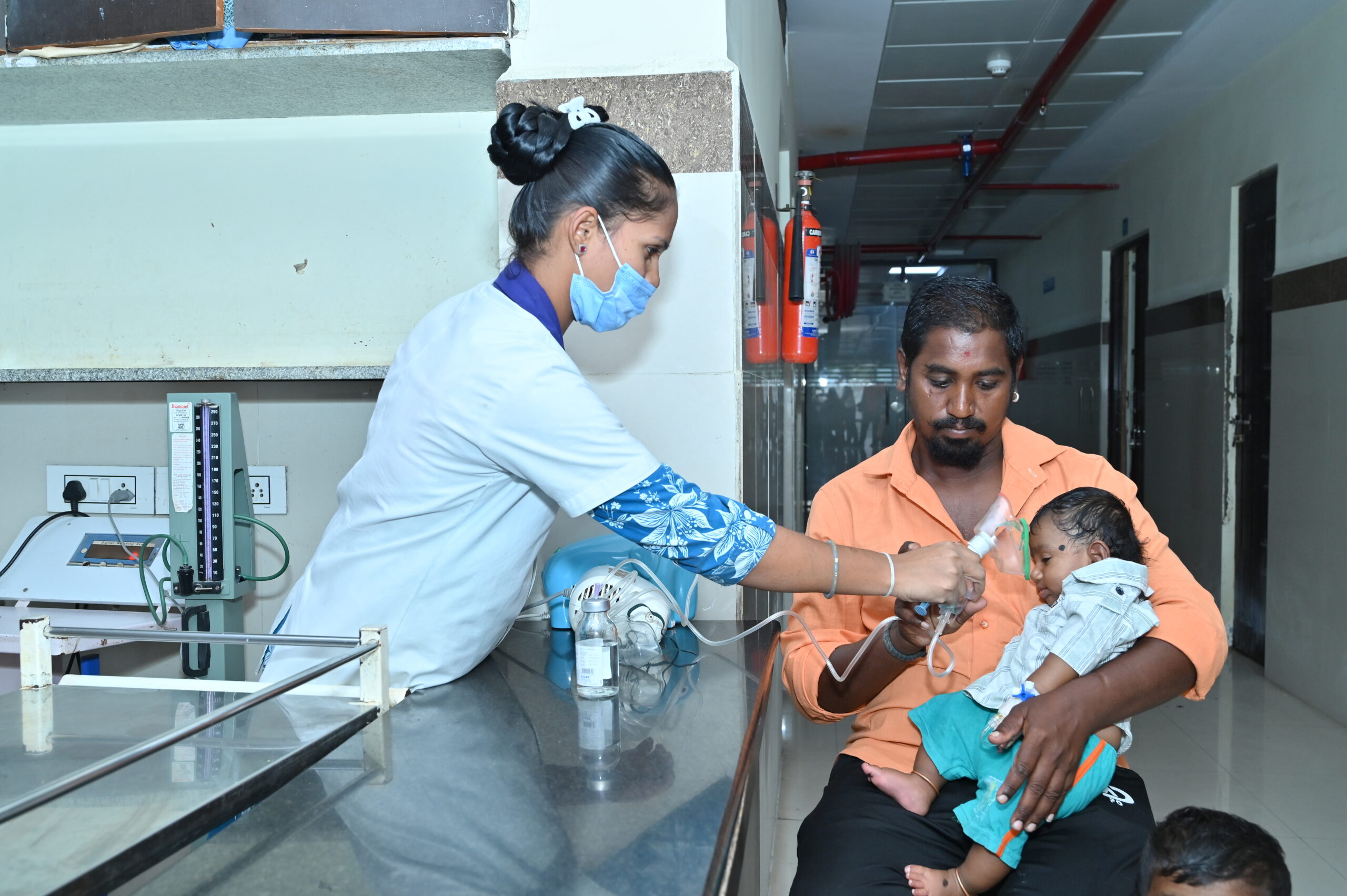 General pediatric consultation and child health check-up at New Amrutha Hospital